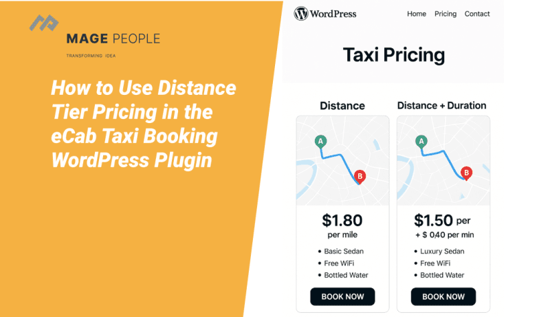 How to Use Distance Tier Pricing in the eCab Taxi Booking WordPress Plugin